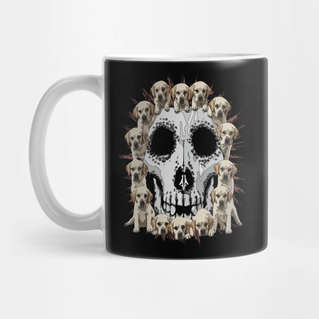 Labrador Retriever Skull Puppies Design Cool Dog Lovers by TopTees